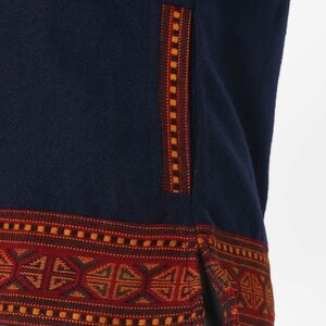 Wool Ethnic Jacket/Shrug/ Winter Collection/Pattern Kullu Festival/India/Himalaya/Wool Kullu Shawl/Hand Woven/Boho/Hand Loom/Tribal Design