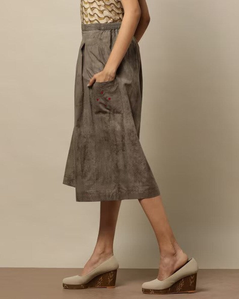 Indigo Hand Block Print Straight Sustainable Tunic Top with Pockets/ Skirt/ Mini Dress/Jacket/ Organic Cotton/ Dabu Print