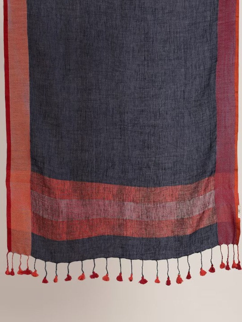 Handloom stoles/ shawl with natural dyes/Woven Embroidered from Kullu Himachal Pradesh/ India/ Ethnic/Zari Border/