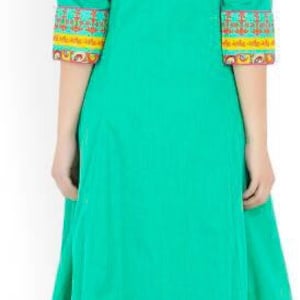 Ethnic Pure Cotton Kurta with Pant set/ Long Anarkali Kurta/ Tunic/ Summer Wear/ India/