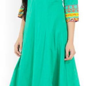 Ethnic Pure Cotton Kurta with Pant set/ Long Anarkali Kurta/ Tunic/ Summer Wear/ India/