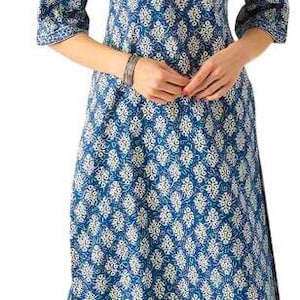 Ethnic cotton silk Blend kurta Palazzo set/Block Print/ Thread Work/Block Print / Bollywood / Long Tunic/ Summer Wear/ Bollywood/Batik Print