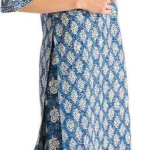 Ethnic cotton silk Blend kurta Palazzo set/Block Print/ Thread Work/Block Print / Bollywood / Long Tunic/ Summer Wear/ Bollywood/Batik Print