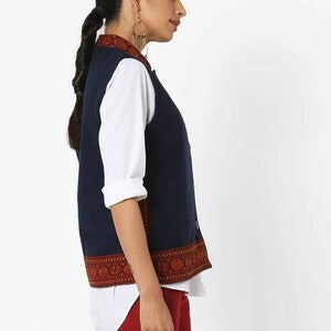 Wool Ethnic Jacket/Shrug/ Winter Collection/Pattern Kullu Festival/India/Himalaya/Wool Kullu Shawl/Hand Woven/Boho/Hand Loom/Tribal Design