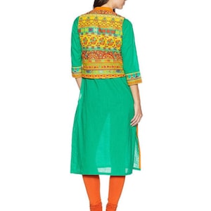 Ethnic Pure Cotton Kurta with Pant set/ Long Anarkali Kurta/ Tunic/ Summer Wear/ India/