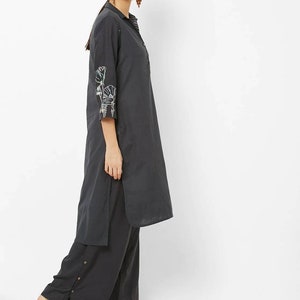 Cotton Kurta with palazzo pant /Tunic/Long Dress/Batik Print/Bollywood/Handmade/Tassel/Bohemian/Traditional/India/Summer/Textiles/