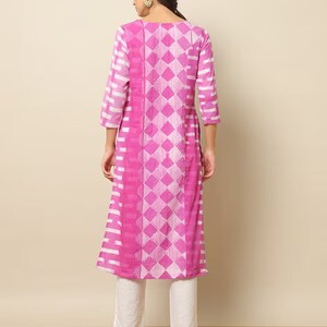 SHIBORI Dyed Kurta/ Dabu Print/ Organic Cotton/ Linen kurta/ Handblock