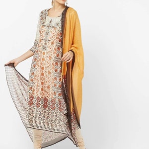 Cotton Long Dress/ Summer Linen Dress/ Kurta/ Ethnic Dress