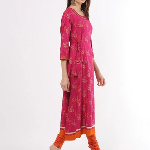 Cotton Salwar Kameez/ Ethnic Long Dress/ Palazzo Pant/Shirt Dress/ Kurti/ Hand Block/ Batik Print/ Floral Print/