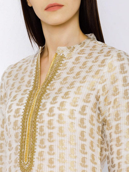 Ethnic palazzo pant and kurta set/ India/Bollywood/ cutwork/ embroidered/silk blend/ lace trim/ block print/handmade/