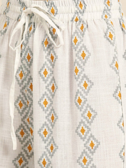 Cotton Kurta With Matching Pant/Palazzo/Tunic/Long Dress/Batik Print/Bollywood/Handmade/Tassel/Bohemian/Traditional/India/Summer/Textiles