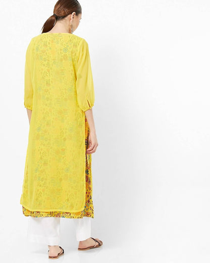 Organic Cotton/ Long Kurta /Tunic/ Hand Woven/ Natural Dyes/ Handloom/ Indian Fashion/ Chikankari/ Embroidered/ Batik Print/ Thread Work/