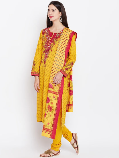 Women Long Tunic/ Ethnic Cotton Kurta and Salwar Set/ Embroidered/ Thread Work/Block Print / Bollywood / Long Tunic/ Summer Wear/ Batik/