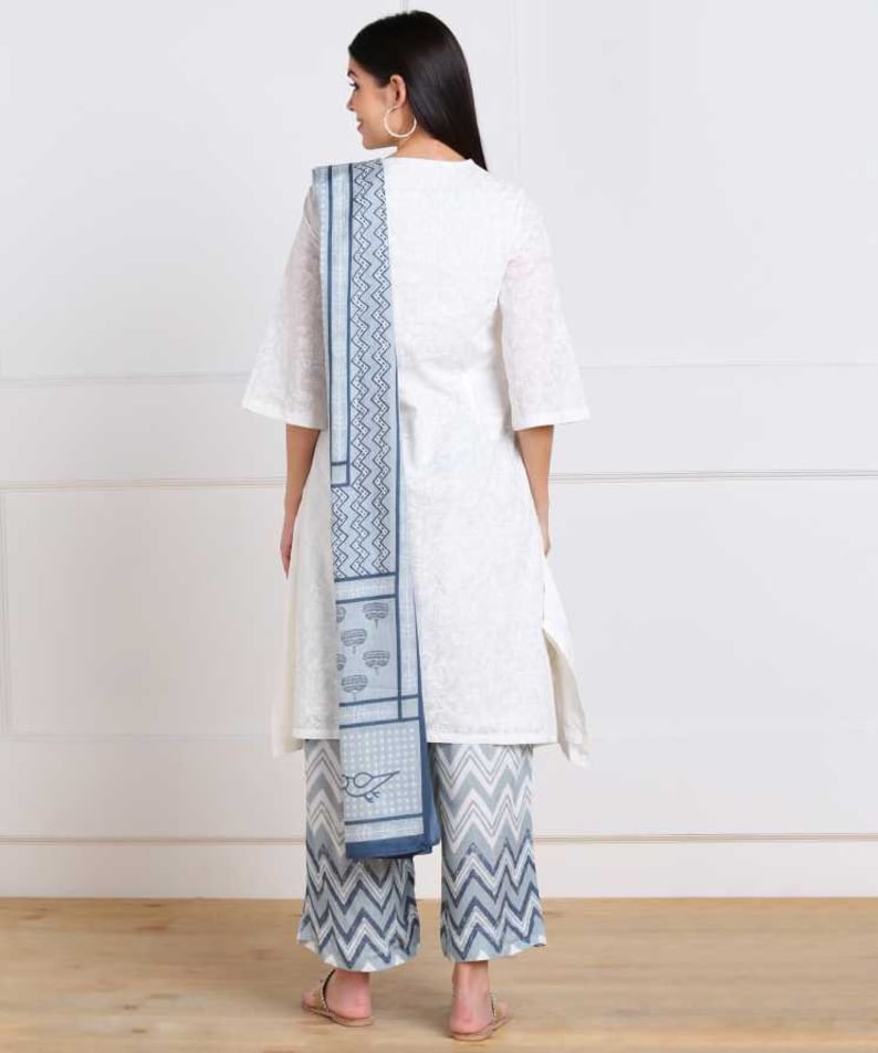 Long Linen Dress/Organic Cotton/Long Tunic/Pocket Shirt Dress/Summer/Kurta with Palazzo/Ethnic.