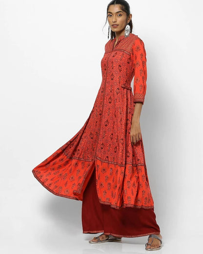 Kurta palazzo set/ Cotton/ India/Linen Dress/