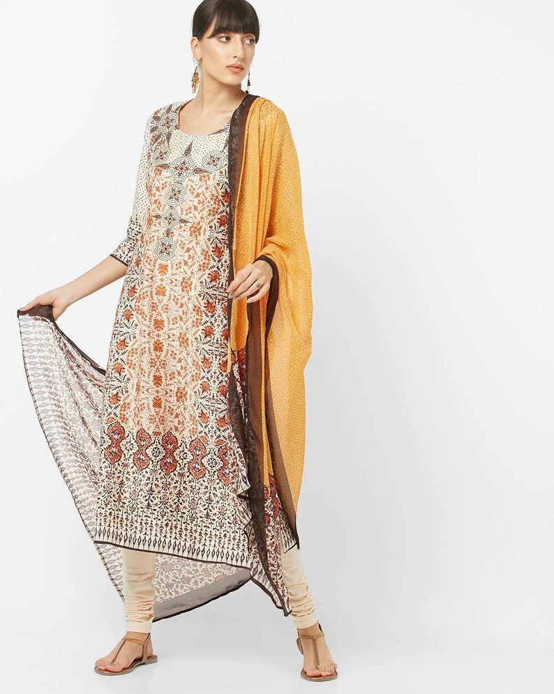 Cotton Long Dress/ Summer Linen Dress/ Kurta/ Ethnic Dress