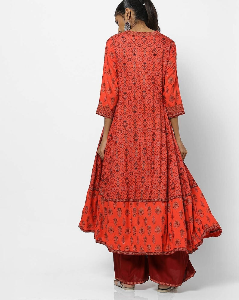 Kurta palazzo set/ Cotton/ India/Linen Dress/