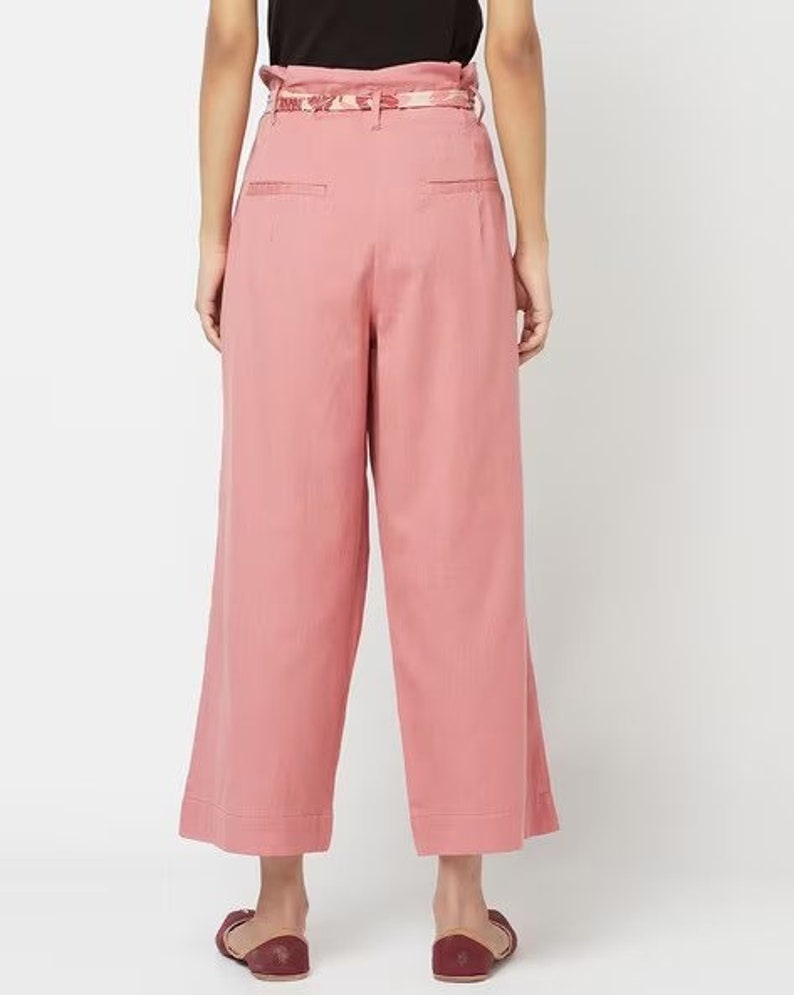 LINEN TROUSERS/ JACKET/ Shrug Organic Cotton/  women's high-waisted trousers, high-rise trousers, trousers women, 100% linen