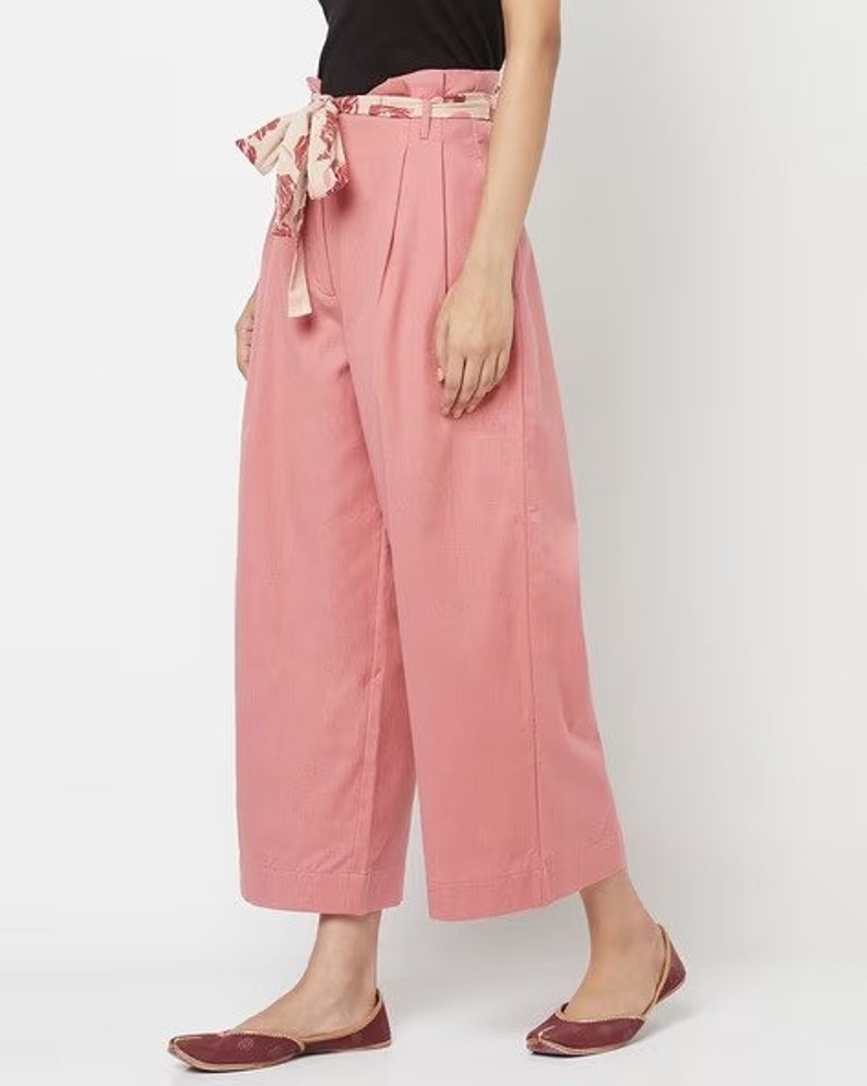 LINEN TROUSERS/ JACKET/ Shrug Organic Cotton/  women's high-waisted trousers, high-rise trousers, trousers women, 100% linen